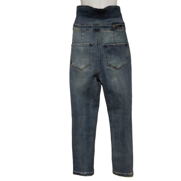 Risen Looking For Answers High Rise Tie-Belt Skinny Jeans Size 3 - Picture 10 of 16